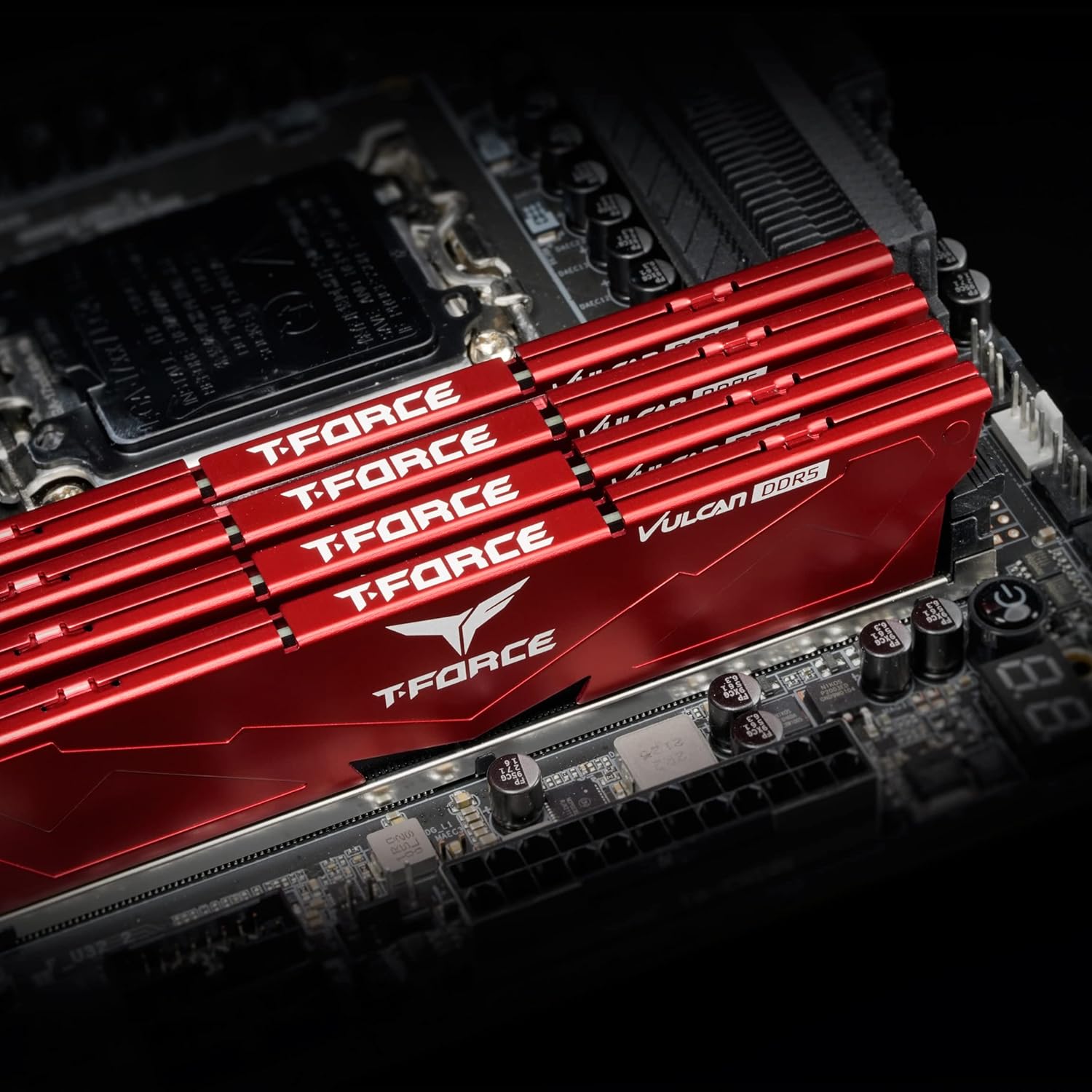 TForce Desktop Ram Vulcan DDR5 32GB (2x16GB) 6000MHz CL38 Red TForce Desktop Ram Vulcan DDR5 32GB (2x16GB) 6000MHz CL38 Red